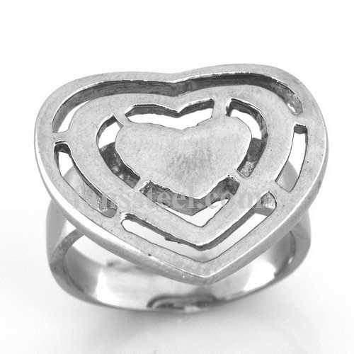 FSR05W92 heart love ring - Click Image to Close